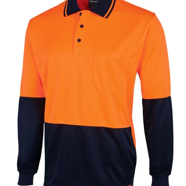 JB'S Hv 4602.1 L/S Jacquard Polo Thumbnail